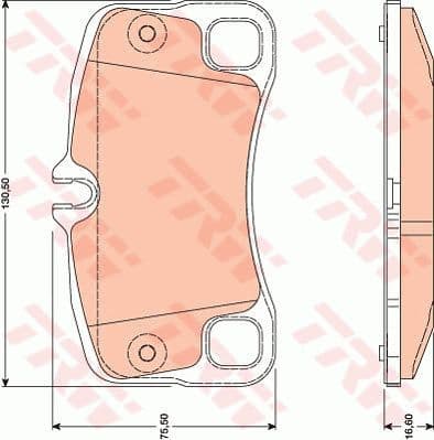 Brake Pad Set, disc brake GDB1792