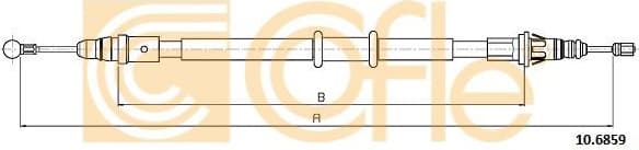 Cable handbrake 10.6859