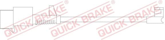 Warning Contact, brake pad wear WS0179A