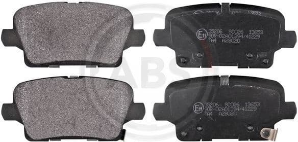 Brake Pad Set, disc brake 35206