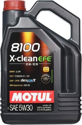Oil variklinė MOTUL 8100 X-CLEAN EFE 5W30 5L - MTL109471