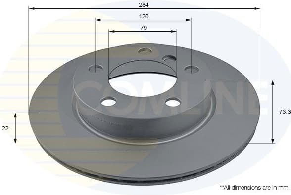 Brake Disc COATED ADC2823V