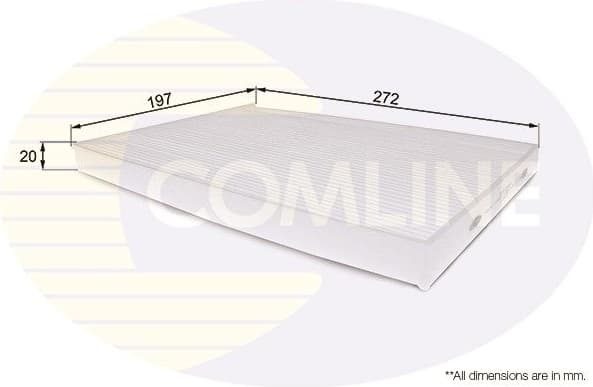 Filter, cabin air EKF190