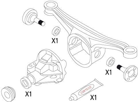 Gasket Set, differential 19535861