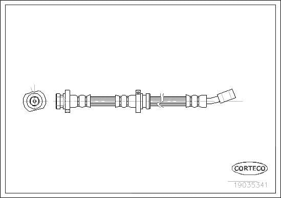 Brake Hose 19035341
