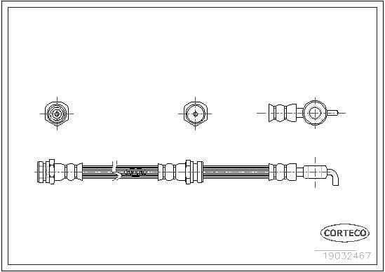 Brake Hose 19032467