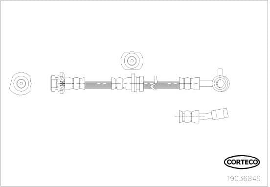 Brake Hose 19036849