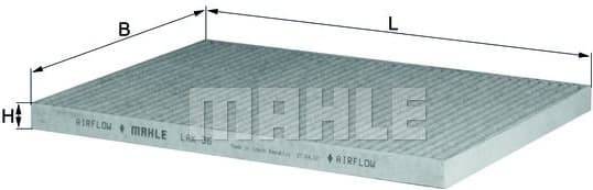 Filter, cabin air LAK36