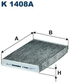 Filter, cabin air K 1408A