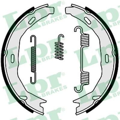 Brake Shoe Set, parking brake 09660