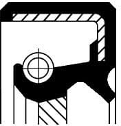 Shaft Seal, crankshaft 19025729B