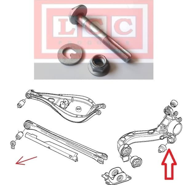 Bolt eccentric LCC5204