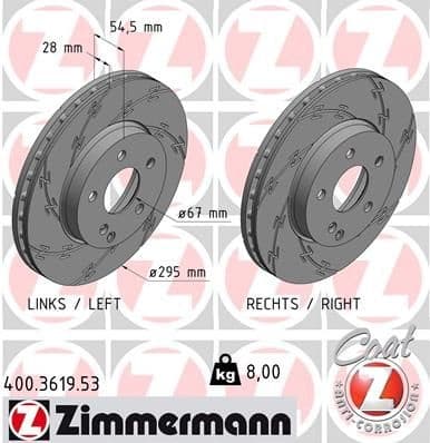 Brake Disc BLACK Z 400.3619.53