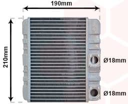 Heat Exchanger, interior heating 06006211