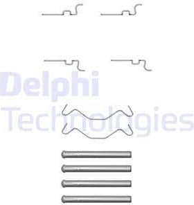 Accessory Kit, disc brake pad LX0435