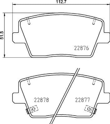 Brake Pad Set, disc brake PRIME LINE P30112