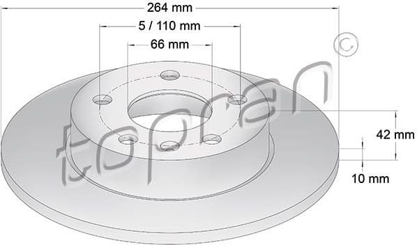 Brake Disc COATED 205 526