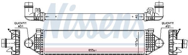 Charge Air Cooler ** FIRST FIT ** 961476